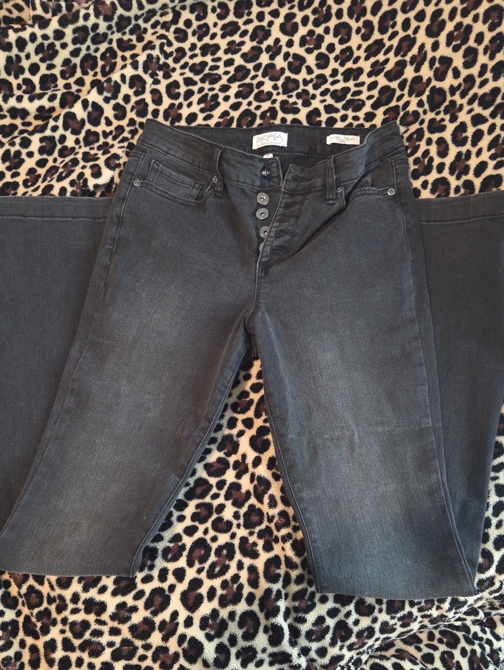 Sofia Vergara Bootcut Flair Jeans Midrise